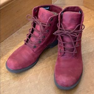 Kodiak Winter Boots Red Suede Women’s US 11